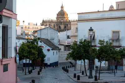 Buildings in city