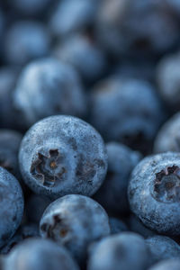 Full frame shot of blueberries