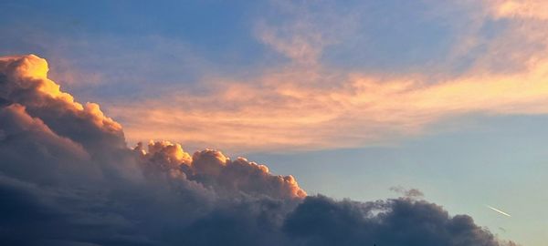 Evening clouds like heaven
