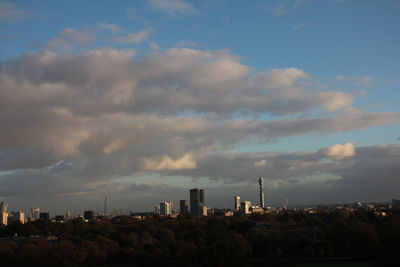 Cityscape against sky