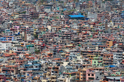 Full frame shot of houses in town