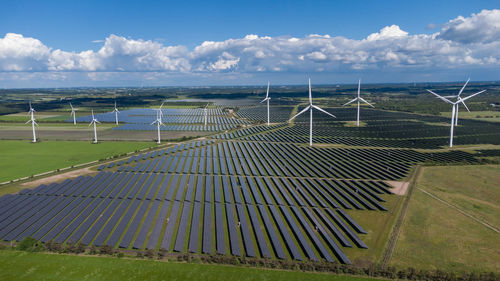 Northern europas largest solar park near holstebro in denmark