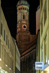 Low angle view of buildings in city