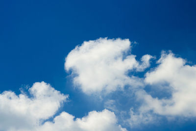 Low angle view of clouds in sky