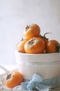 Close-up of fruits on table