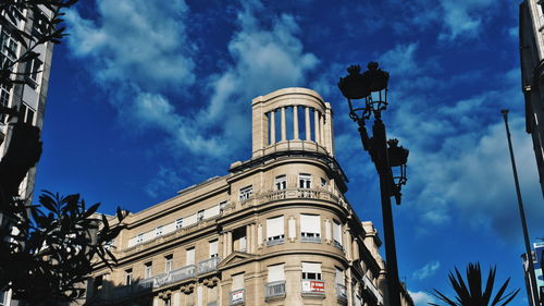 Low angle view of building against sky