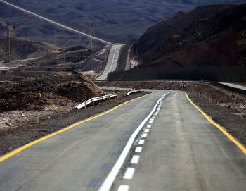 Aerial view of highway