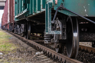 Train on railroad track