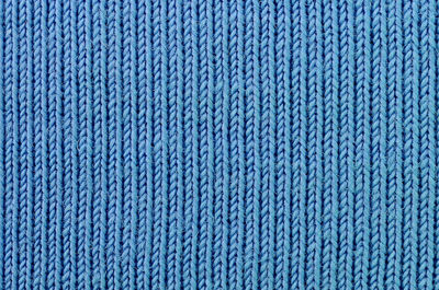 Full frame shot of blue fabric