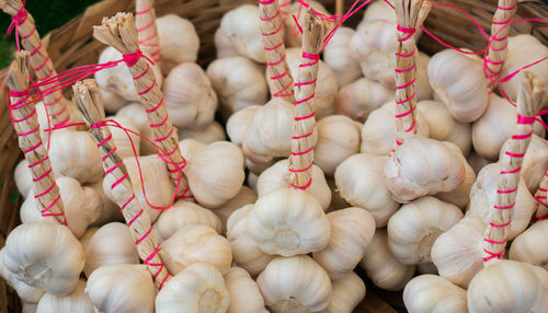 Full frame shot of vegetables for sale in market