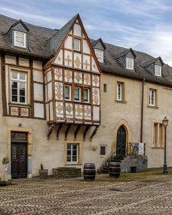 Beautiful city view of fairytale ahrweiler, rhineland-palatinate, germany