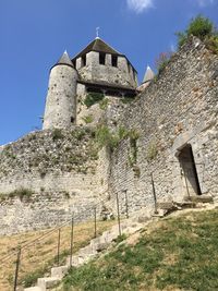 Low angle view of old building