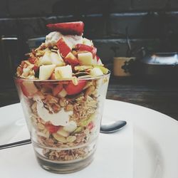 Close-up of ice cream