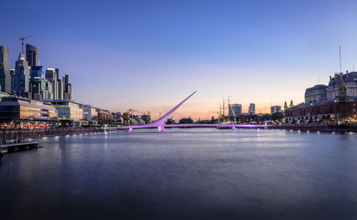 View of city at waterfront