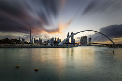 View of city at waterfront