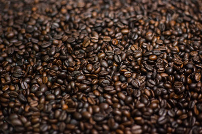 Full frame shot of coffee beans