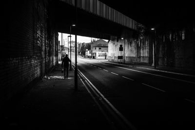 People walking in city