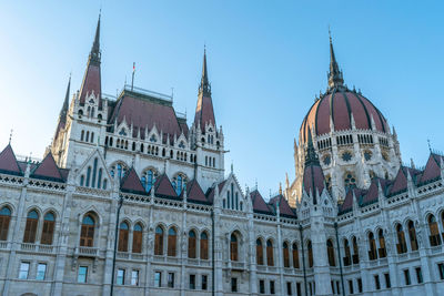 Low angle view of building against sky