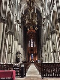 Interior of cathedral