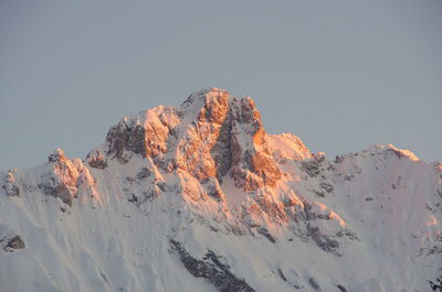 Sunrise in dolomites