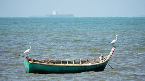 Boat in sea