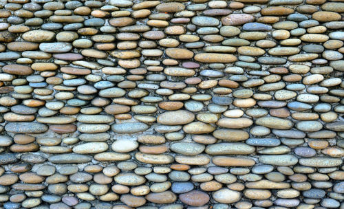 Full frame shot of stones