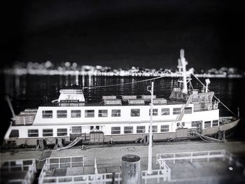 View of harbor against sky