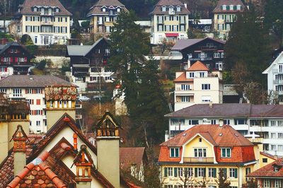 View of buildings in city