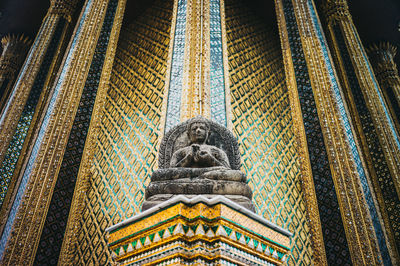 Low angle view of temple