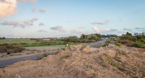 Scenic view of landscape against sky