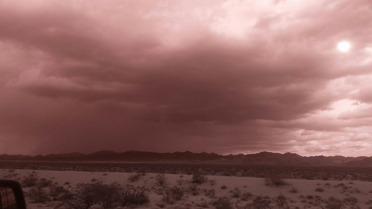 sky, cloud - sky, cloudy, tranquil scene, scenics, tranquility, weather, beauty in nature, overcast, nature, landscape, cloud, storm cloud, dusk, idyllic, dramatic sky, water, cloudscape, non-urban scene, outdoors