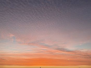 Scenic view of sky during sunset