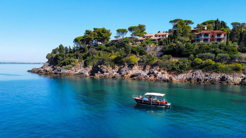 Panoramic view of the argentario coast