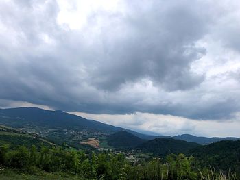 Scenic view of landscape against sky