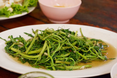 Close-up of fresh salad in bowl