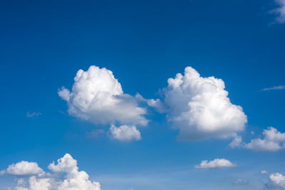 Low angle view of clouds in sky