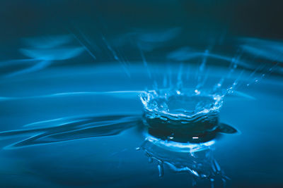 Close-up of water splashing