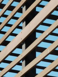 Low angle view of built structure against sky