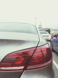 Car on road against sky