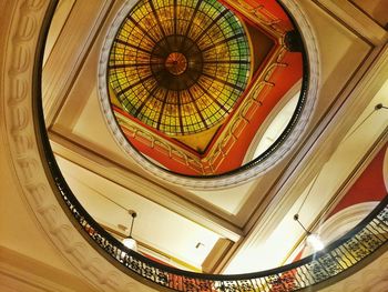 Low angle view of ceiling