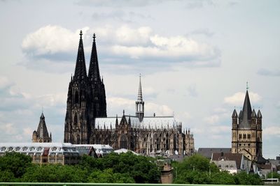 View of church against cloudy sky