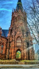 Low angle view of cathedral against sky