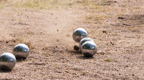 Close-up of ball on table