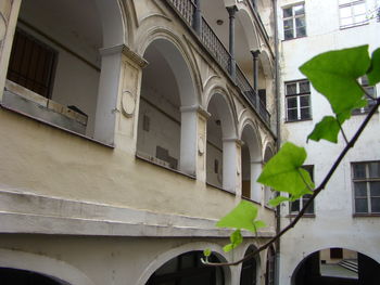 Low angle view of historic building