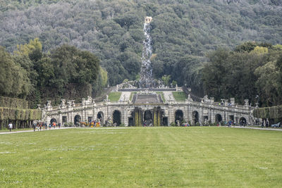 The eolo fountain at the reggia of caserta