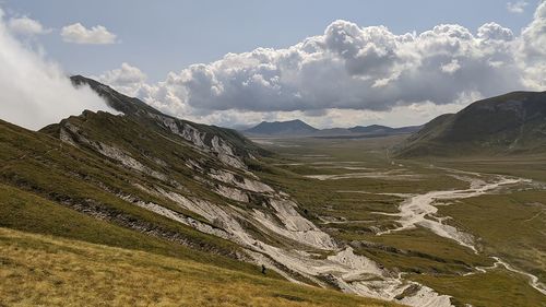 Panoramic view of landscape against sky