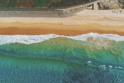 Aerial view of sea