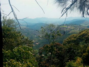 Scenic view of mountains