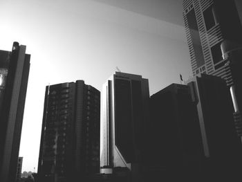 Low angle view of modern building