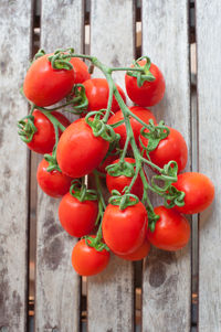 Detail shot of cherry tomatoes